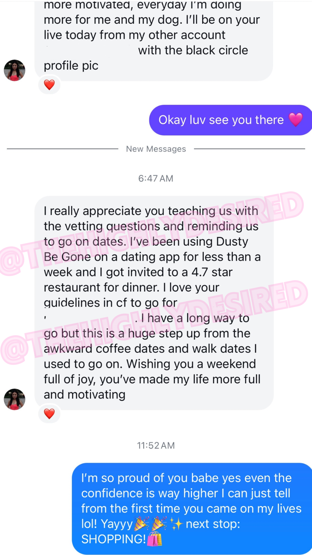 "DUSTY BE GONE!" VETTING QUESTIONS