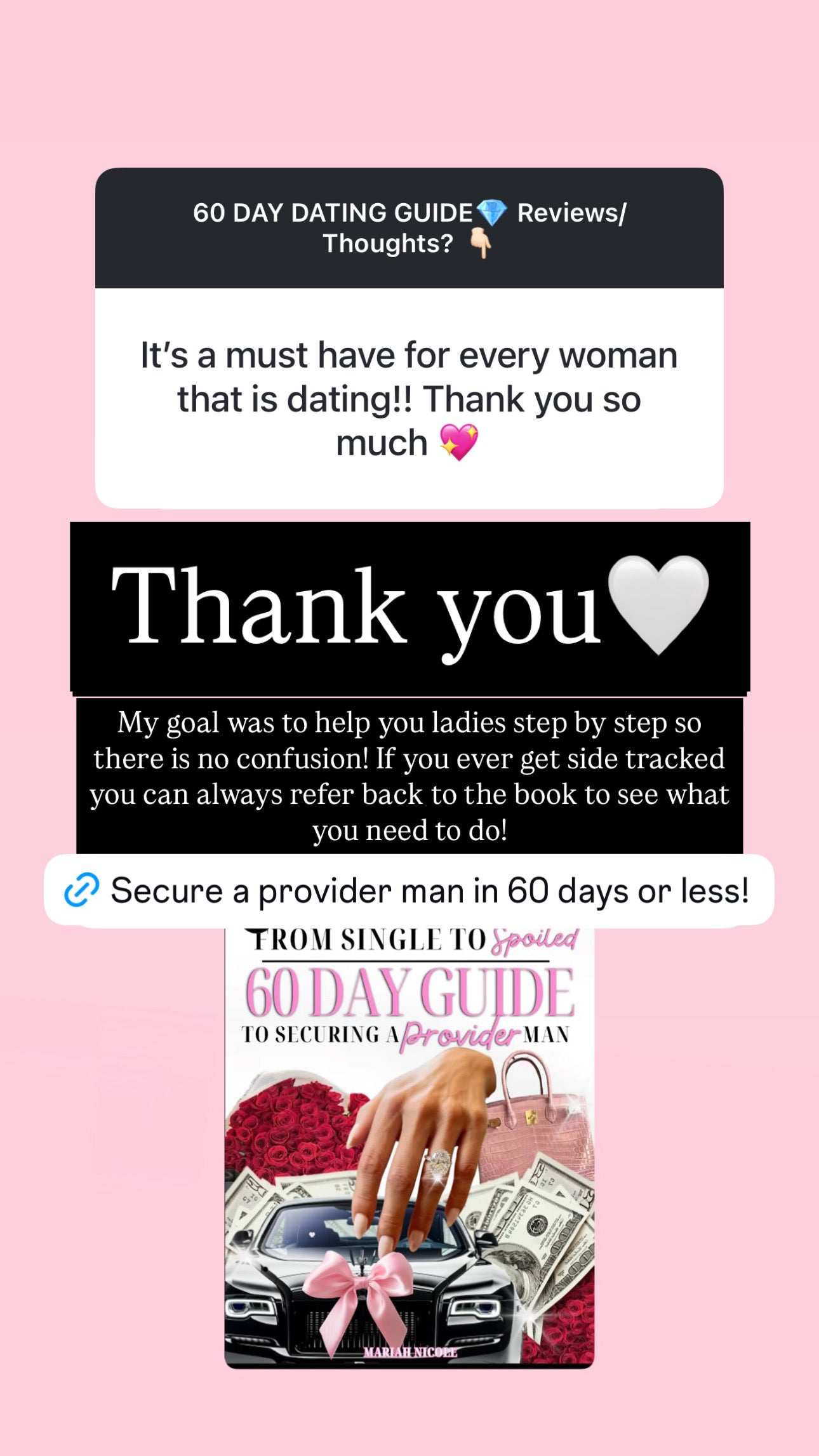 FROM SINGLE TO SPOILED: THE 60 DAY DATING GUIDE TO SECURING A PROVIDER MAN