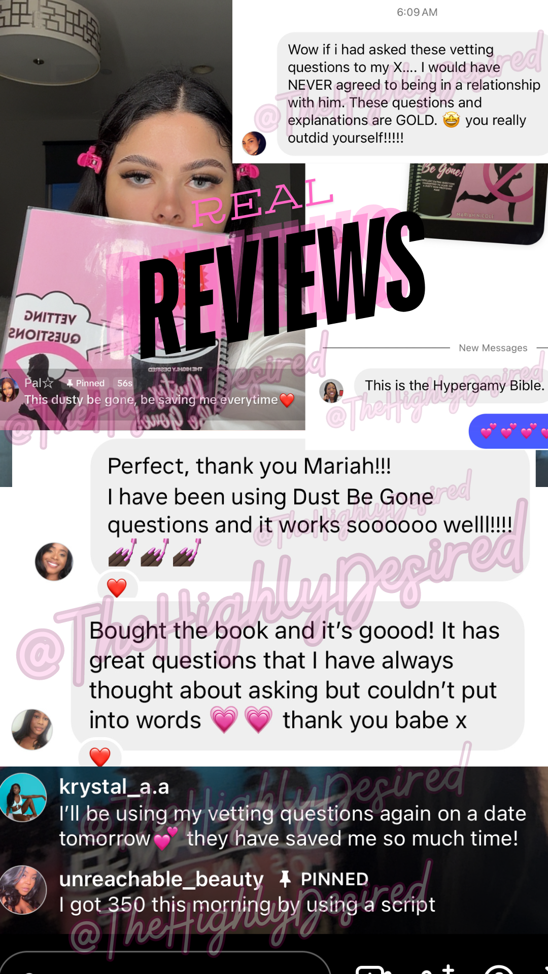 "DUSTY BE GONE!" VETTING QUESTIONS