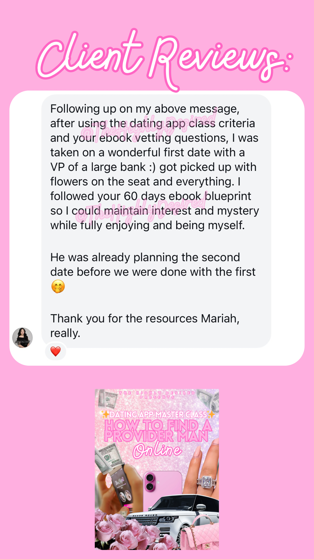DATING APP MASTER CLASS (LIVE): HOW TO FIND PROVIDER MEN *ONLINE*